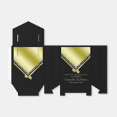 スパークリダイヤモンド&金ゴールドボウ65誕生日 フェイバーボックス (折り畳みなし)