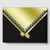 スパークリダイヤモンド&金ゴールドボウ70誕生日 ゲストブック (裏面)