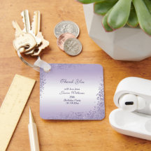 スパークリパープルグリッター装飾誕生日