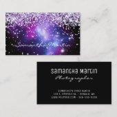 スパークリパープルグリッター銀河系シテリア 名刺 (正面/裏面)