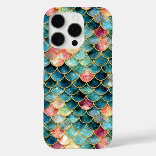 スパークリマーメイドデザイン – きらめく海ファンタジー Case-Mate iPhoneケース (裏面)