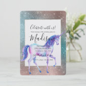 スパークリユニコーン誕生日 招待状 (スタンド正面)