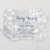 スパークリライツベビーシャワー招待状 招待状 (正面/裏面)