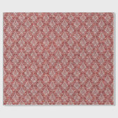 スパークリラグジュアリーダマスク&グリッター – レッド ラッピングペーパー (フラット)