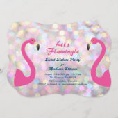 スパークリレーズフラミングルSweet sixteen招待状 招待状 (正面/裏面)