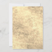 スパークリングゴールドグリッタードレスガウン スウィート16 シックスティーン 招待状 (裏面)