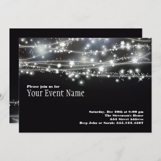 スパークリングスターズの招待状 招待状 (正面/裏面)