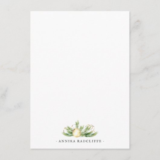 スパークリングチアー | エレガントなパーソナライズステーショナリー エンクロージャーカード (正面)