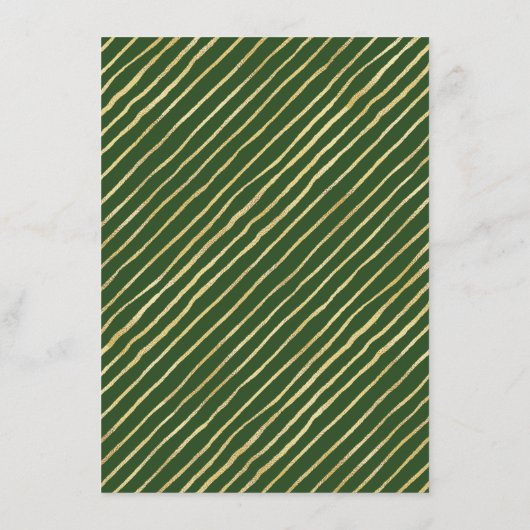 スパークリングチアー | エレガントなパーソナライズステーショナリー エンクロージャーカード (裏面)