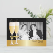 スパークリングフォト 50周年ウェディングアニバーサリーパーティー 招待状 (スタンド正面)