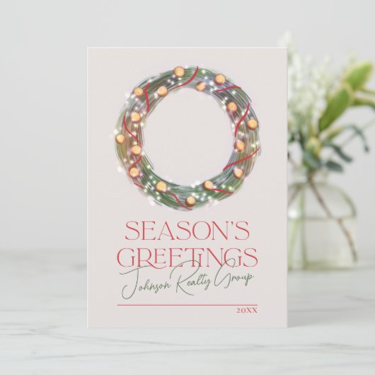 スパークリングリースの季節のご挨拶（法人用） シーズンカード (スタンド正面)