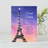 スパークリング エッフェル塔のサンセット スイート シックスティーン 招待状 (スタンド正面)