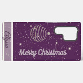 スパークリング メリークリスマス オーナメント SAMSUNG GALAXYケース (裏面横)