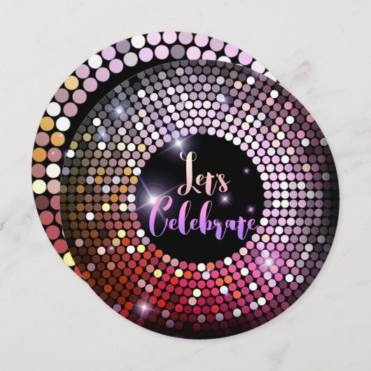 スパークリング ライツ シック フェミナインプト ナイトパーティ 招待状 (正面/裏面)