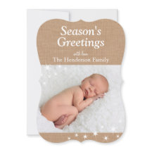 スパークリング ライツ ホリデー フォト カード