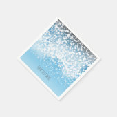 スパークリング ライツ ロマンティック ウィンター ワンダーランド メニュー スタンダードカクテルナプキン (角)