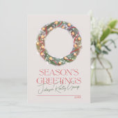 スパークリング リース シーズンズ グリーティング 企業用 シーズンカード (スタンド正面)