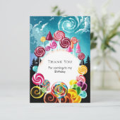 スパークリング ワンダーランドのお誕生日 サンキューカード (スタンド正面)