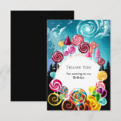 スパークリング ワンダーランドのお誕生日 サンキューカード (正面/裏面)
