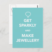 スパークリーでジュエリー ポストカード (正面/裏面)