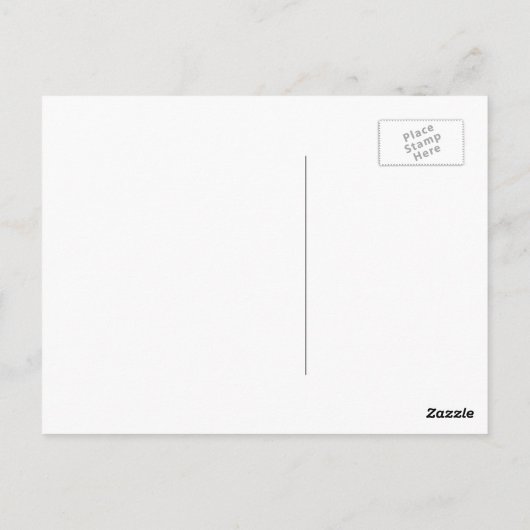 スパークリーとピンクと紫ありがとうはがき ポストカード (裏面)