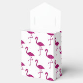 スパークリーなフラミンゴピンクグリッタースパークルズモノグラム フェイバーボックス (オープン)