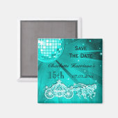 スパークリーのコーチと馬15誕生日日付を保存 マグネット (正面/裏面)