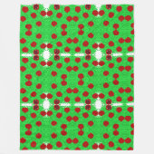 スパークリーのザクロの木トゥブシャブシャブー フリースブランケット (正面)