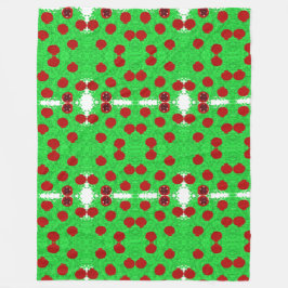 スパークリーのザクロの木トゥブシャブシャブー フリースブランケット