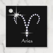 スパークリーのダイヤモンドの牡羊座のシンボル フェイバータグ (正面)