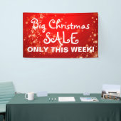 スパークリーのライトが赤く旋回+あなたのアイディア 横断幕 (トレードショー)