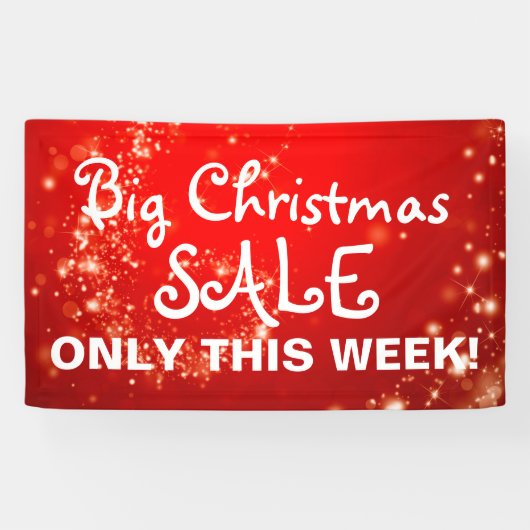 スパークリーのライトが赤く旋回+あなたのアイディア 横断幕 (横)