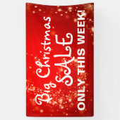 スパークリーのライトが赤く旋回+あなたのアイディア 横断幕 (縦)