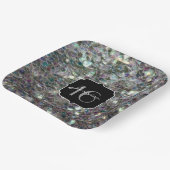 スパークリーカラフルシルバーモザイク甘い16 ペーパープレート (傾斜あり)