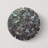 スパークリーカラフル銀モザイク 缶バッジ (正面)