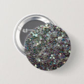 スパークリーカラフル銀モザイク 缶バッジ (正面&裏面)