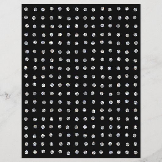 スパークリークリスタルグリッター ドット スクラップブック ペーパー (正面)