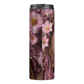 スパークリーグリッターと花 タンブラー (裏面)