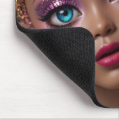 スパークリーグリッターと花 マウスパッド (コーナー)