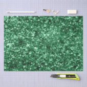 スパークリーグリーンホリデークリスマスグリッター 薄葉紙 (クラフト)