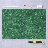 スパークリーグリーンホリデークリスマスグリッター 薄葉紙 (クラフト)