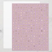 スパークリーゴールドクリスタルグリッタードット スクラップブッキングペーパー (正面/裏面)