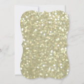 スパークリーゴールド スウィート16 バースデー インビテーション (裏面)