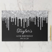 スパークリースシルバーグリッタードリップス16誕生日 ペーパーパッド (インサイチュ)