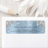 スパークリードリップスシルバーグレーブルーRSVP 結婚's ラベル (インサイチュ)