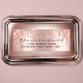 スパークリードリップバラ赤面差出人住所ラベル ラベル