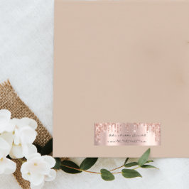 スパークリードリップバラ赤面差出人住所ラベル ラベル