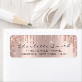 スパークリードリップバラ赤面差出人住所ラベル ラベル (インサイチュ)