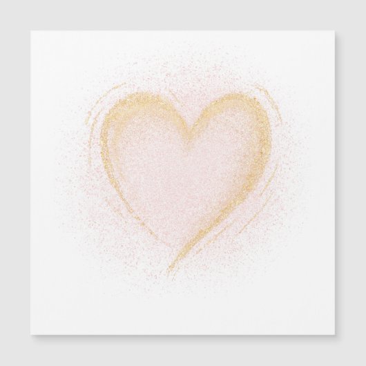 スパークリーハート空白のカード (正面)