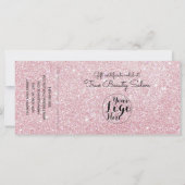 スパークリーバラ金ゴールドグリッターチェックギフト証明書 (裏面)